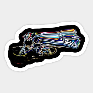 mtb downhill Sticker